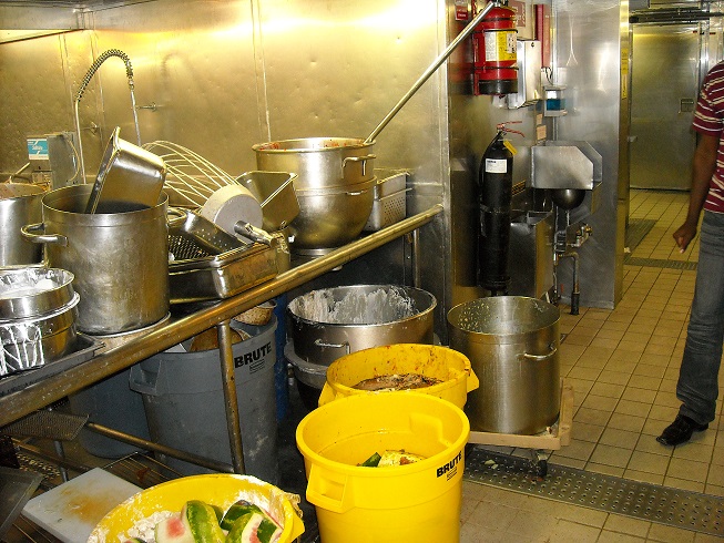 Cruise Ship Pot Wash